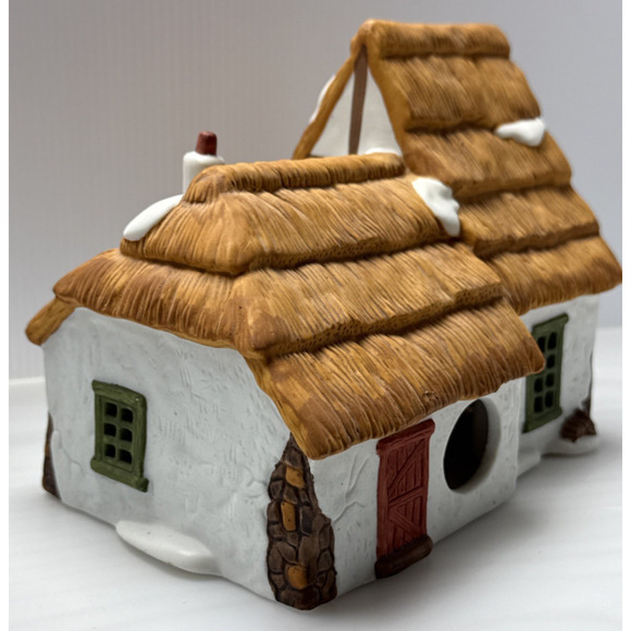 Vintage Dept 56 Dickens Village The Cottage Of Bob Cratchit Tiny Tim No Light - Picture 9 of 13